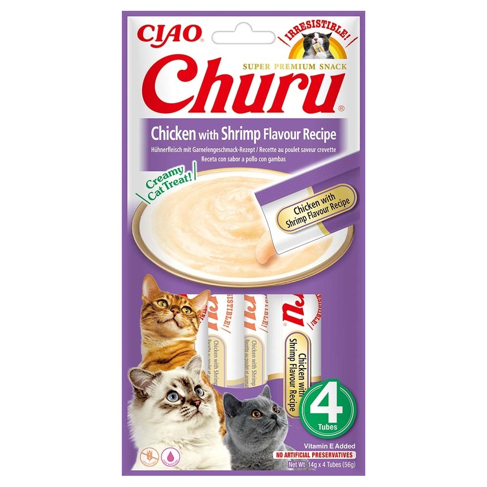 Churu kassimaius kana ja krevetiga 56g