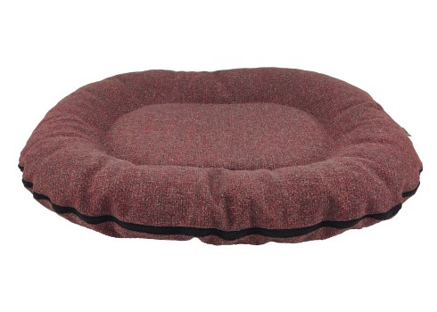 Cazo Oval Bed Luna punane pesa koertele 90x120x16cm