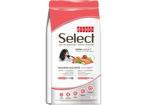 Select Mini Adult Salmon And Rice koeratoit 3kg