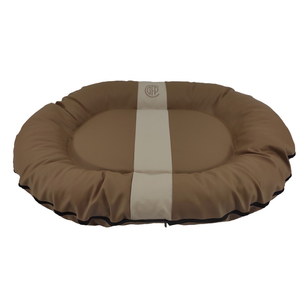 Cazo Oval Bed Oslo latte tooni pesa koertele 45x65x9cm