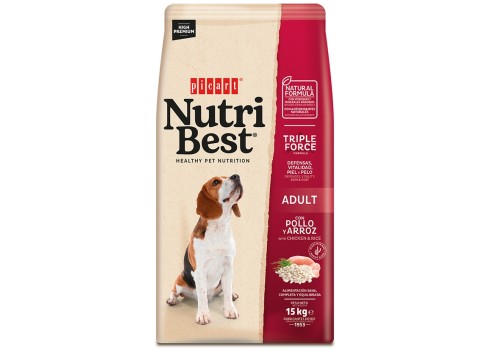 Nutribest Adult Chicken & Rice koeratoit 15kg