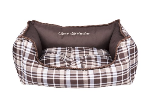 Cazo Soft Bed Scotland Line pruun pesa koertele 95x70cm