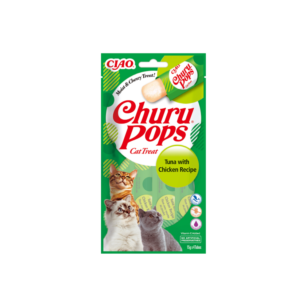 Churu Pops kassimaius tuunikala ja kanaga 4x15g