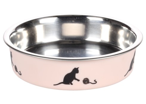 Flamingo libisemisvastase põhjaga roosa kauss kassile ø 11cm - 160ml