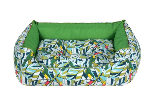 Cazo Soft Bed Cotton Toucan pesa koertele 75x60cm