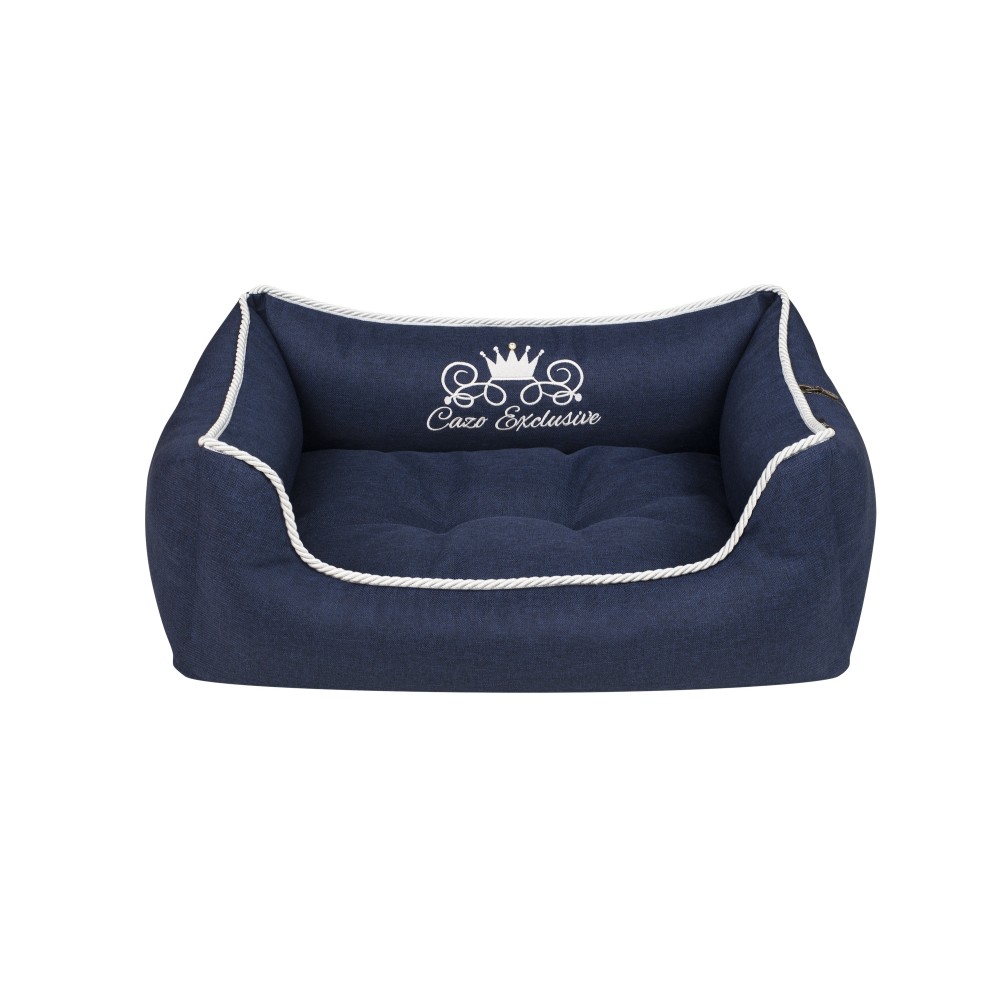 Cazo Soft Bed Royal Line Navy pesa koertele 95x75cm