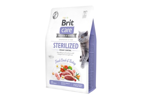 Brit Care Cat Grain-Free Sterilized Weight Control kassitoit 2kg