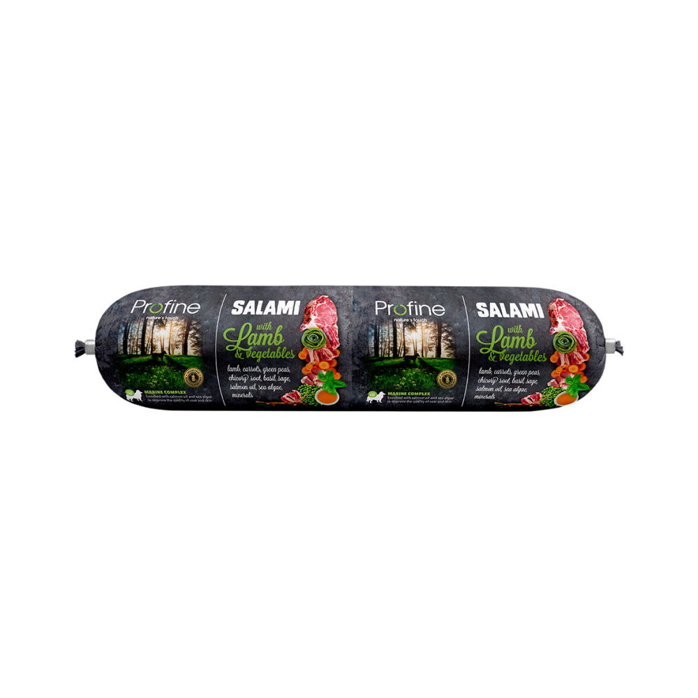 Profine Lamb & Vegetables Salami vorst koertele 800g