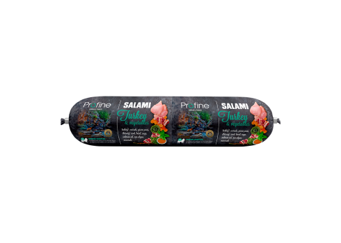 Profine Turkey & Vegetables Salami vorst koertele 800g
