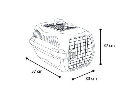 Flamingo Globe hall transpordipuur 35x57x37cm