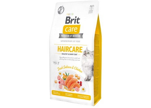 Brit Care Cat Grain-Free Haircare Healthy & Shiny coat kassitoit 7 kg