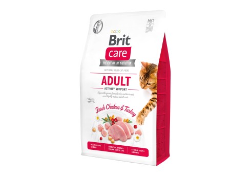 Brit Care Cat Grain-Free Adult Activity Support kassitoit 2kg