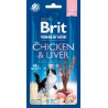 Brit Premium Chicken & Liver kassimaius 3tk 15g