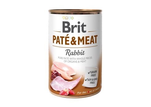 Brit Care Rabbit Paté & Meat konserv koertele 400g