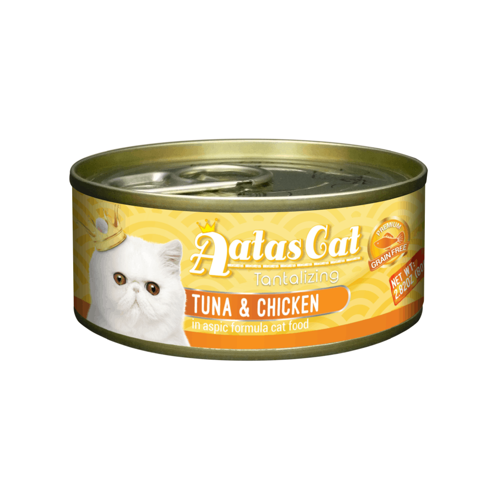 Aatas Cat Tantalizing Tuna & Chicken konserv kassile 80g