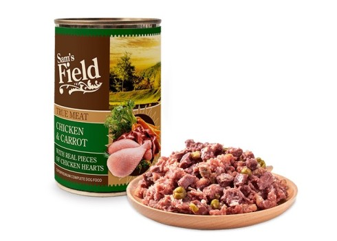 Sam's Field Chicken & Carrot konserv koertele 400g
