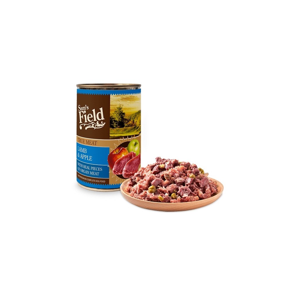 Sam's Field Lamb & Apple konserv koertele 400g