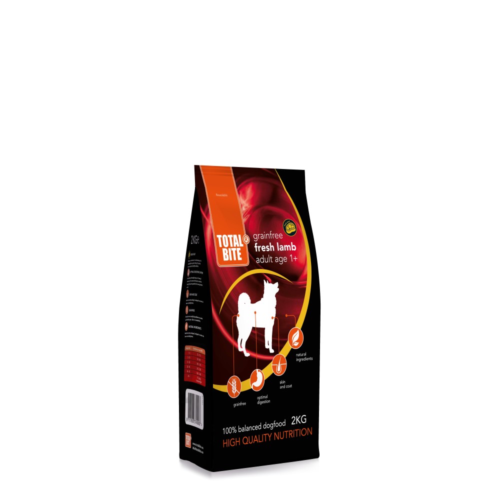 Total Bite Grain Free koeratoit värske lambalihaga 2kg