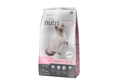Nutrilove kassitoit sterile 1,4kg
