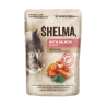 Shelma kassieine lõhefileed spirulinaga kastmes 28x85g