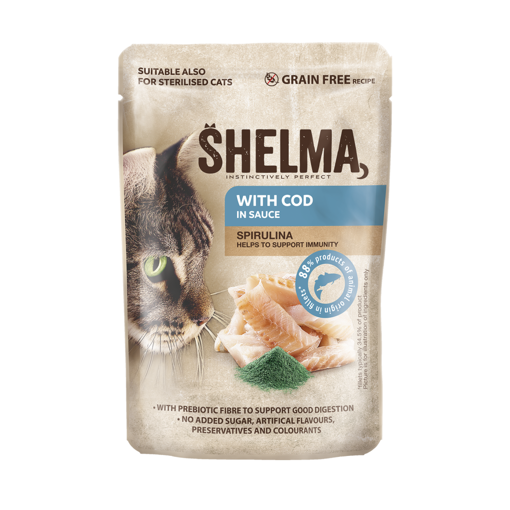 Shelma kassieine tursafileed spirulinaga kastmes 28x85g