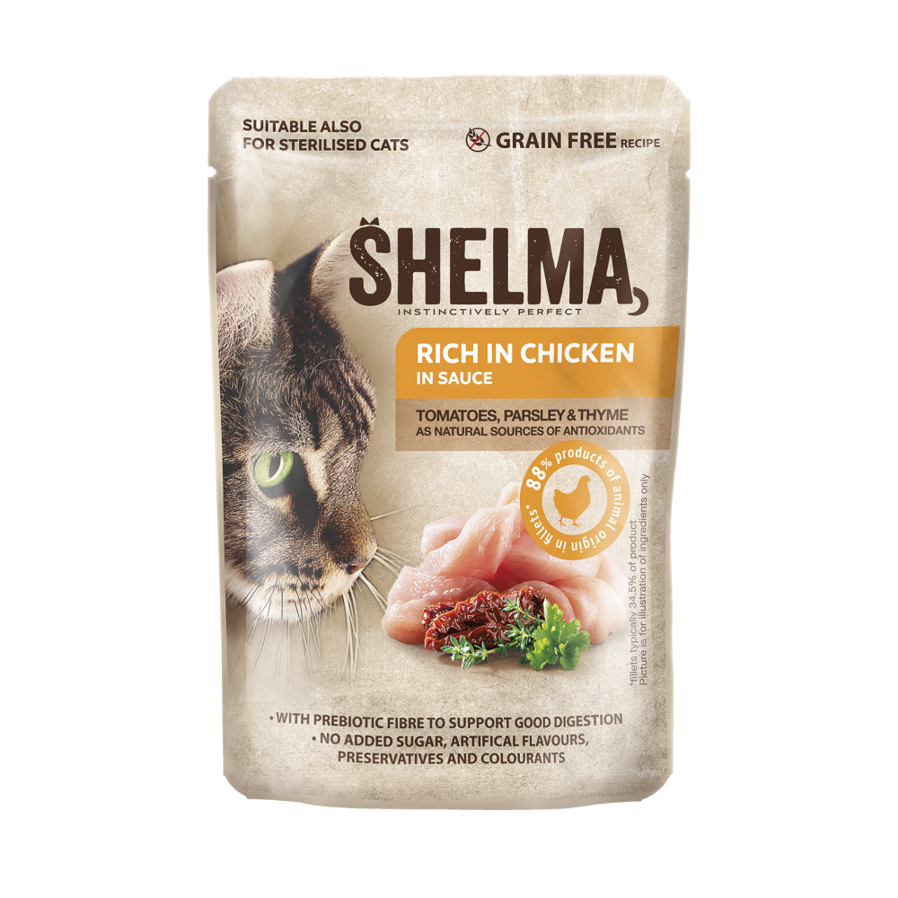 Shelma kassieine kanafileed tomati ja ürdidega kastmes 28x85g