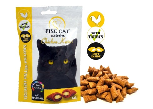 FINE CAT KARVAPALLIDE VASTU kana täidisega padjad  60g