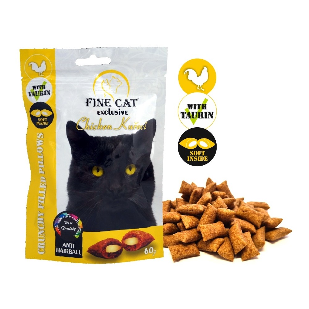 FINE CAT KARVAPALLIDE VASTU kana täidisega padjad  60g