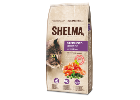 Shelma steril.kassidele värske lõhega, tervaviljavaba 8kg