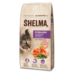 Shelma steril.kassidele värske lõhega, tervaviljavaba 8kg