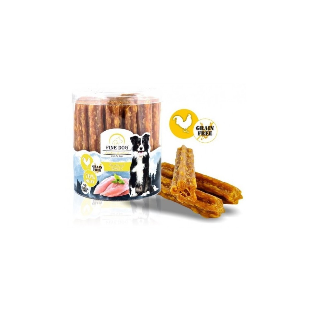 Fine Dog kanaga XL närimismaiused koertele 25 tk