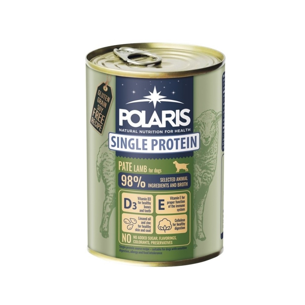 Polaris lambaga monoproteiin koerakonserv 6x400g