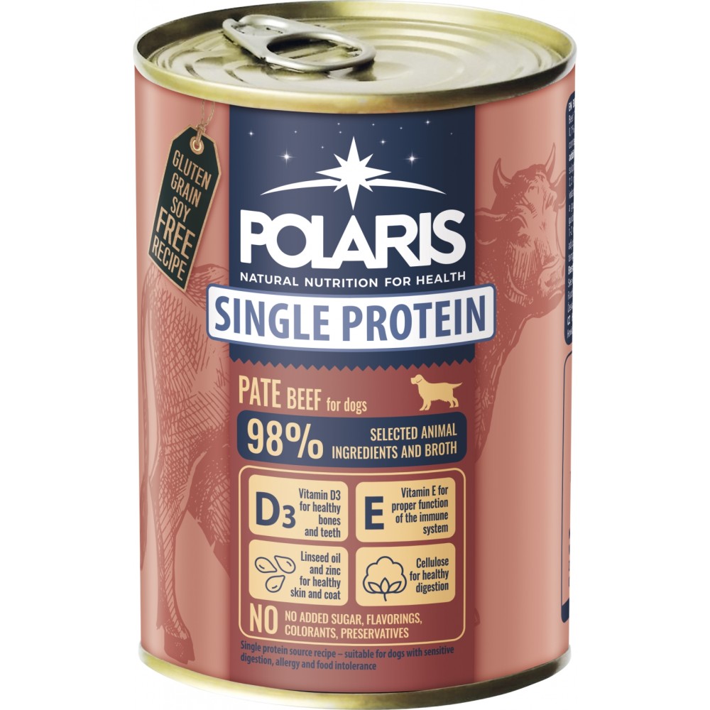 Polaris veisega monoproteiin koerakonserv 6x400g
