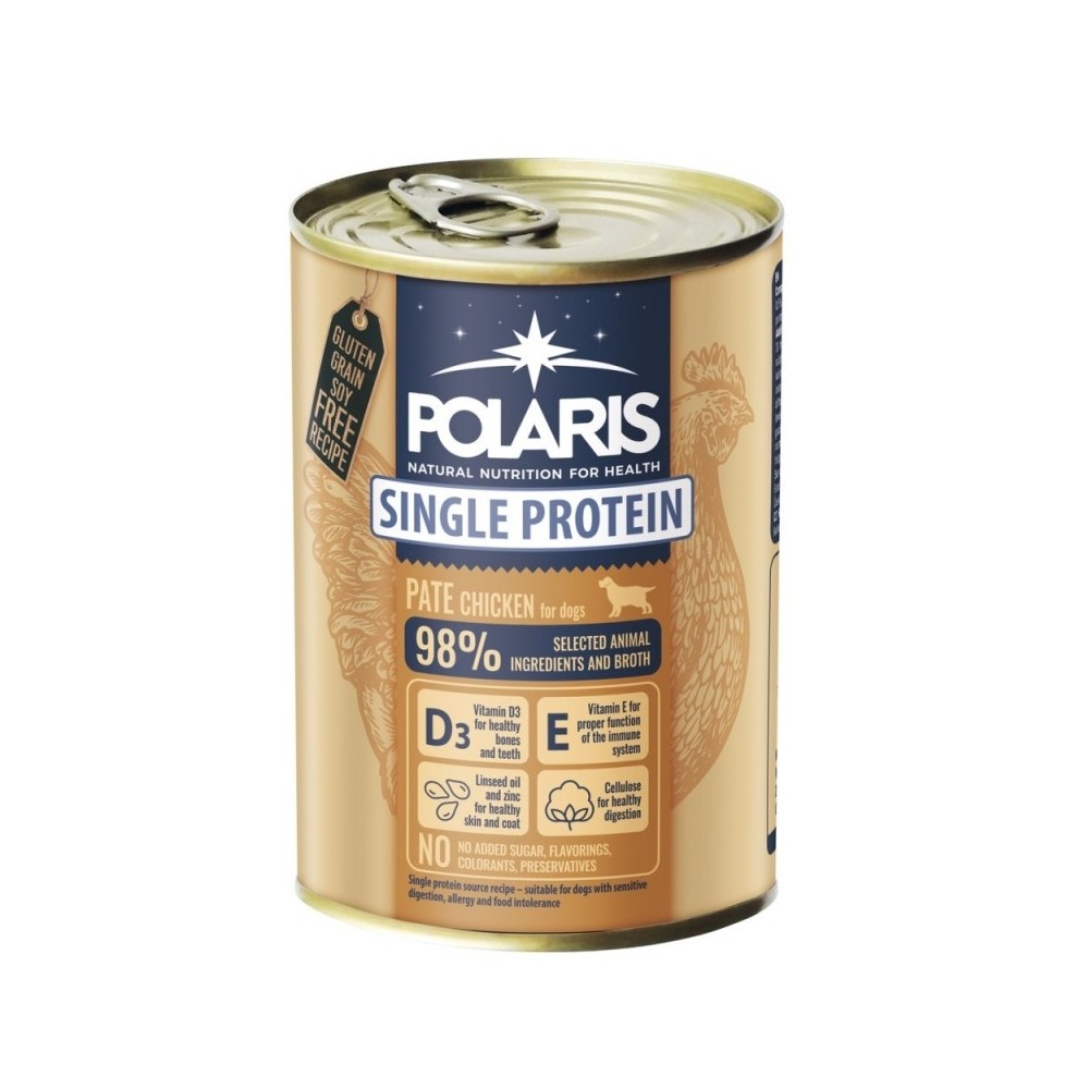 Polaris kanaga monoproteiin koerakonserv 6x400g