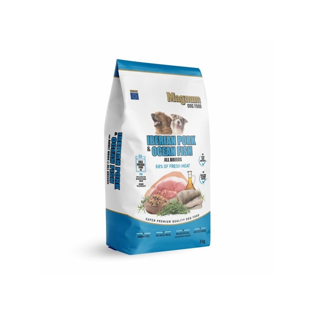 Magnum Ibeeria siga-ookeanikala külmpressitud koeratoit 3 kg