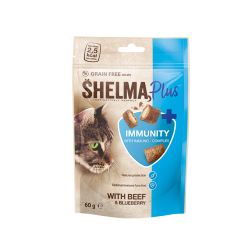 Shelma IMMUNITY  veise-ja mustika täidisega padjakesed 60g