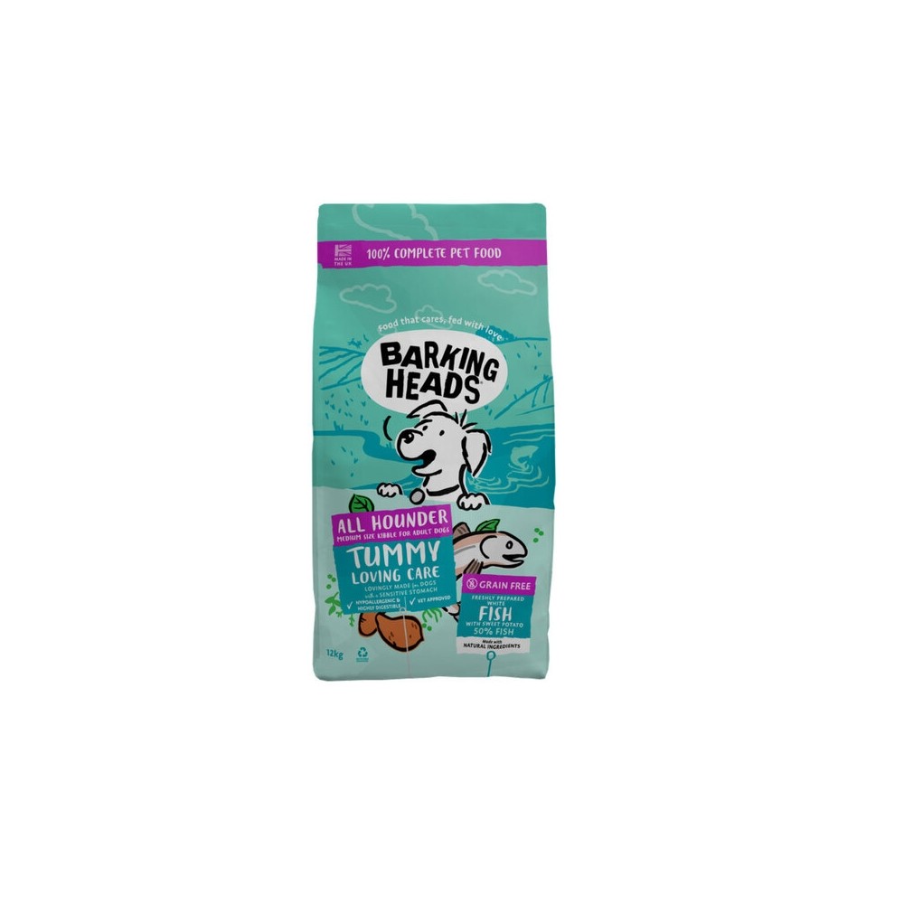 Barking Heads All Hounder Tummy Lovin Care koera täissööt, 2kg