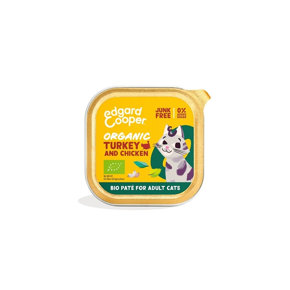 Edgard Cooper Organic pasteet kassile kalkuniga 85 g