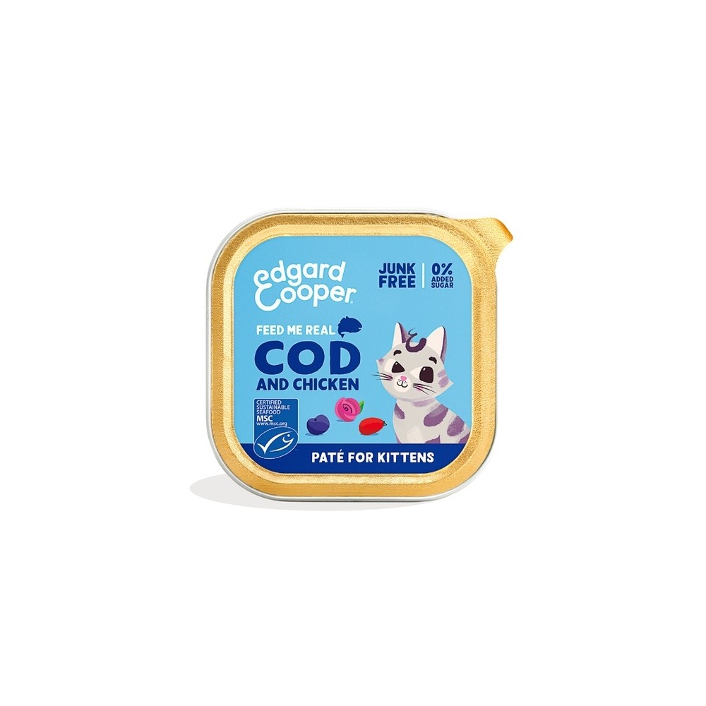 Edgard Cooper pasteet kassipoegadele tursa ja kanaga 85 g