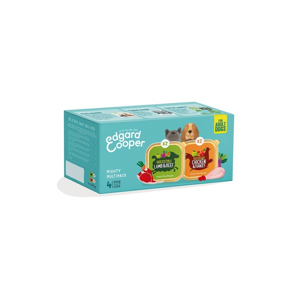 Edgard Cooper koera konservide multipakk, 4 x 300 g