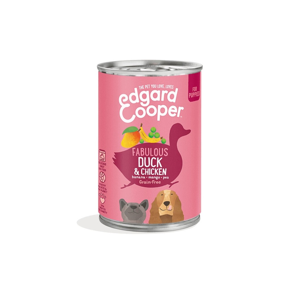 Edgard Cooper konserv kutsikale, pardi- ja kanalihaga 400 g