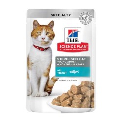 Hill's Science Plan Young Sterilized kassi einekotike forelliga 85g