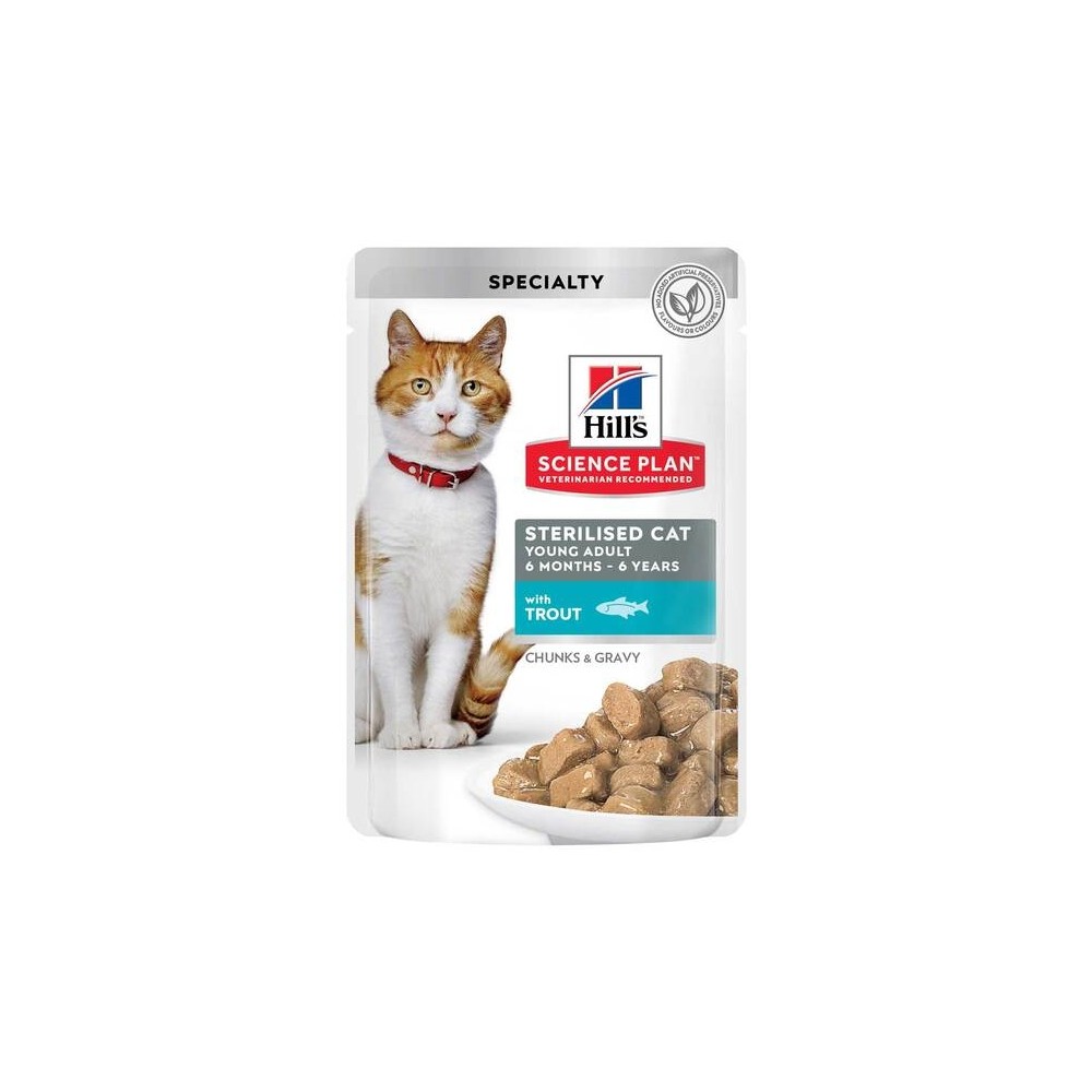 Hill's Science Plan Young Sterilized kassi einekotike forelliga 85g