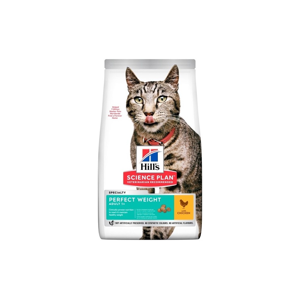 Hill's Science Plan Perfect Weight kassitoit kanalihaga 1,5kg