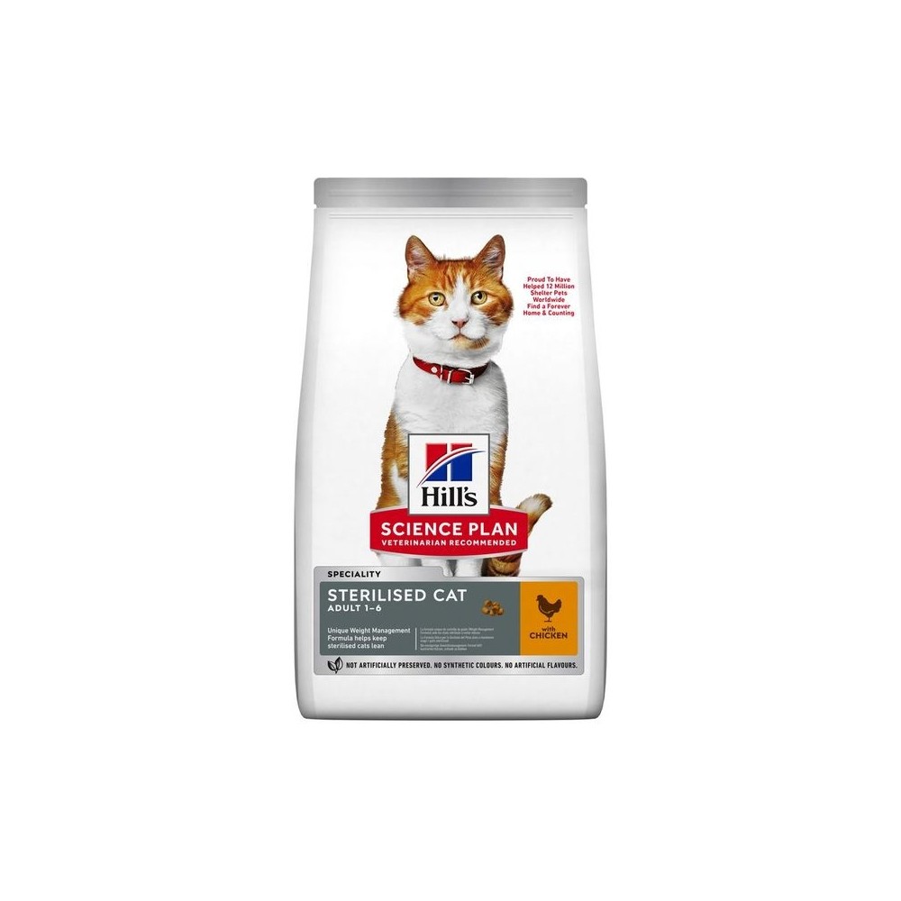 Hill's Science Plan Sterilized Young kassitoit kanalihaga 1,5kg