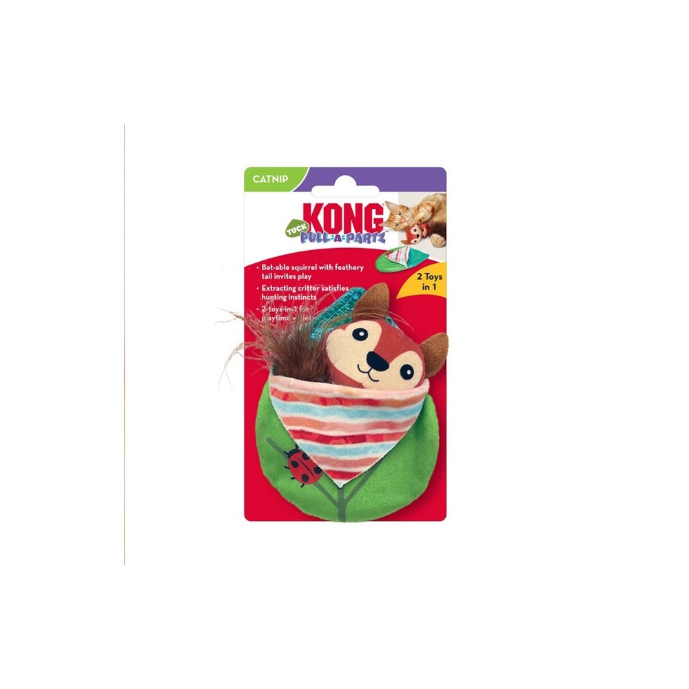 KONG Pull-A-Partz Tuck kassi mänguasi
