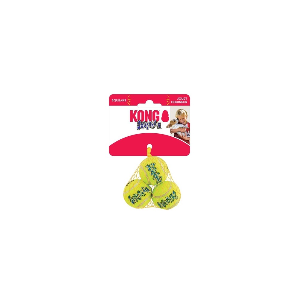 KONG SQUEAKAIR piiksuvad tennisepallid 3 tk, M