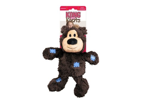 KONG Wild Knots Bears piiksuv mänguasi koertele M-L