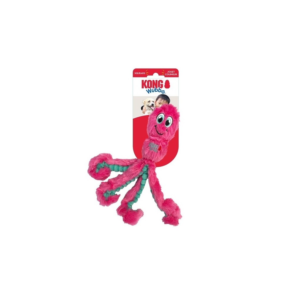 KONG Wubba Octopus koera mänguasi S-M, valik.