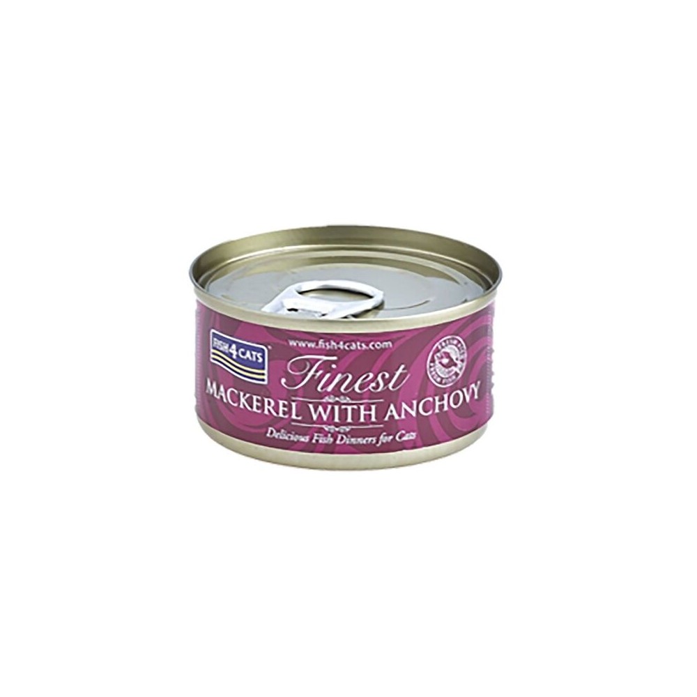 Fish4Cats konserv kassile, makrelli ja anšoovisega, 70 g